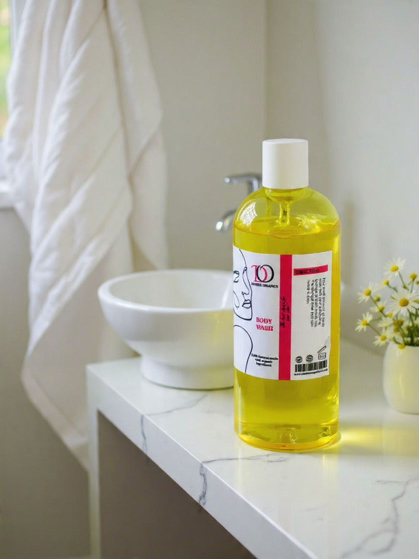 Brightening body wash