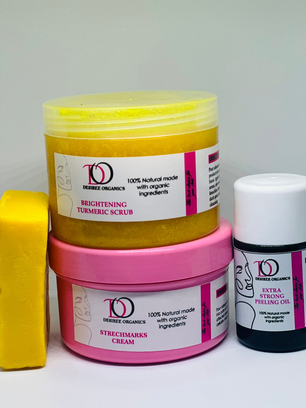 Strechmarks Cream | Peeling Oil | Scrub | Soap