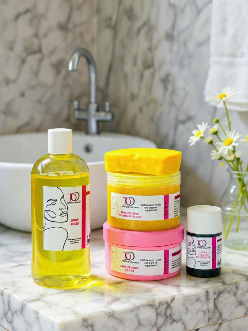 Strechmarks Cream | Peelling Oil | Scrub | Soap | Body wash